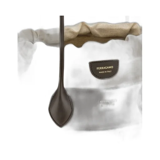 Small Gancini Drawstring Tote Bag