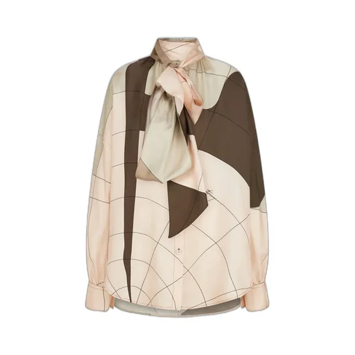 Silk Shirt With Sash
