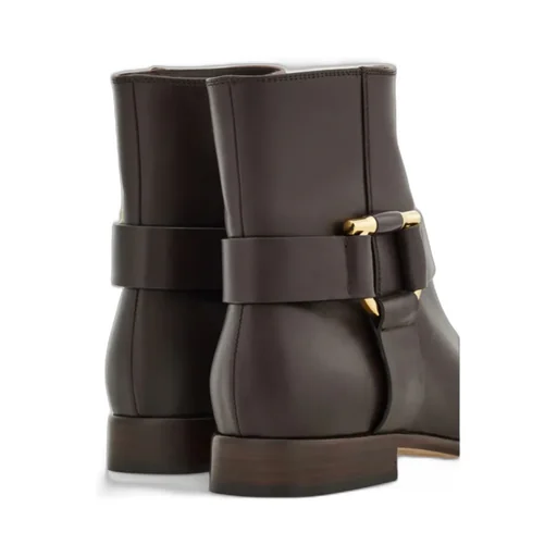 Gancini Ornament Ankle Boot