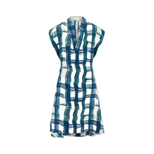 Stylized Tartan Dress