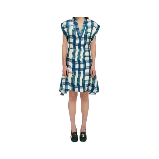Stylized Tartan Dress