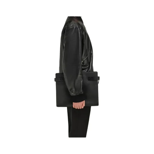 Business Bag With Gancini Buckles