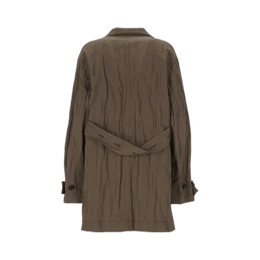 Pocket Detailed Belted Coat
