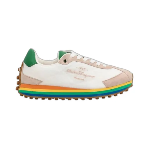 Logo Lace-Up Sneakers