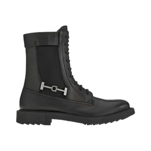 Leather Combat Boots