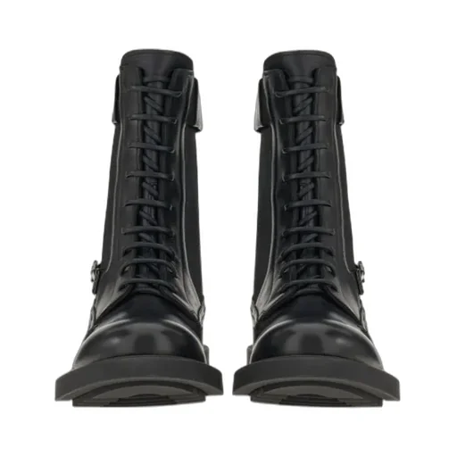 Leather Combat Boots