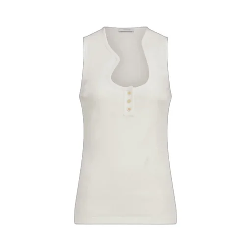 Sculptural Neckline Vest