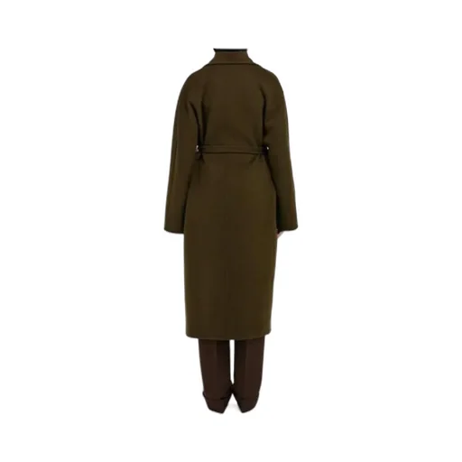 Single-Breasted Belted Coat