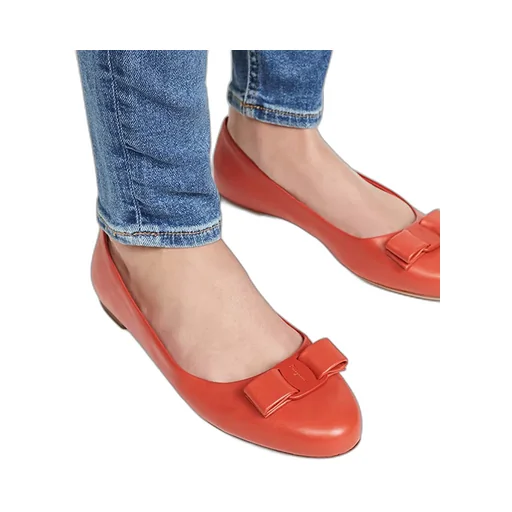 Bow Round Head Ballet Flats