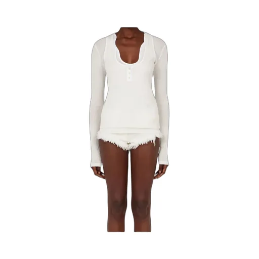 Sculptural Neckline Vest