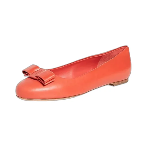 Bow Round Head Ballet Flats
