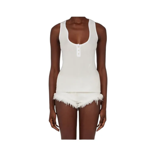 Sculptural Neckline Vest