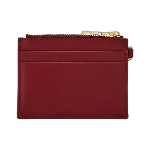 Logo Printed Zipped Cardholder