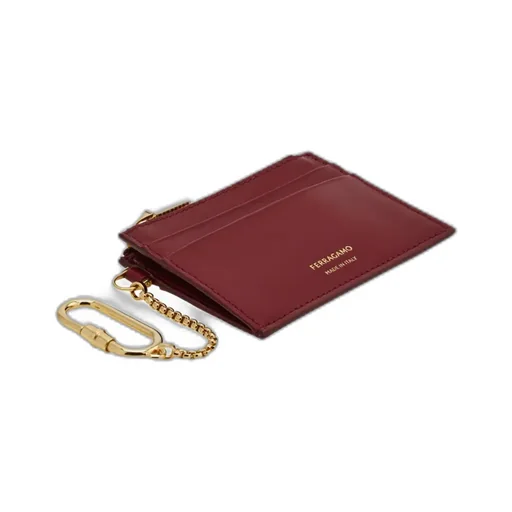 Logo Printed Zipped Cardholder