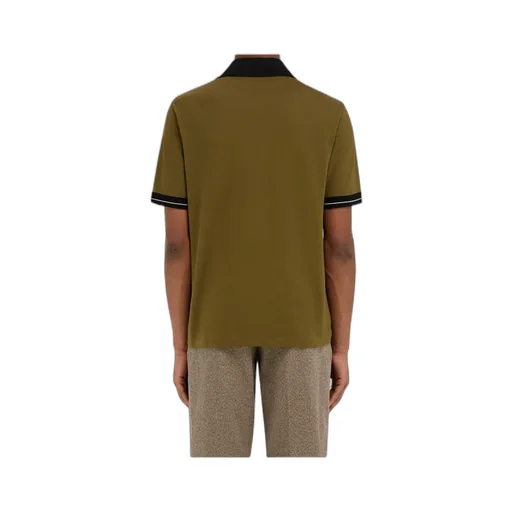 Color Block Detail Polo Shirt