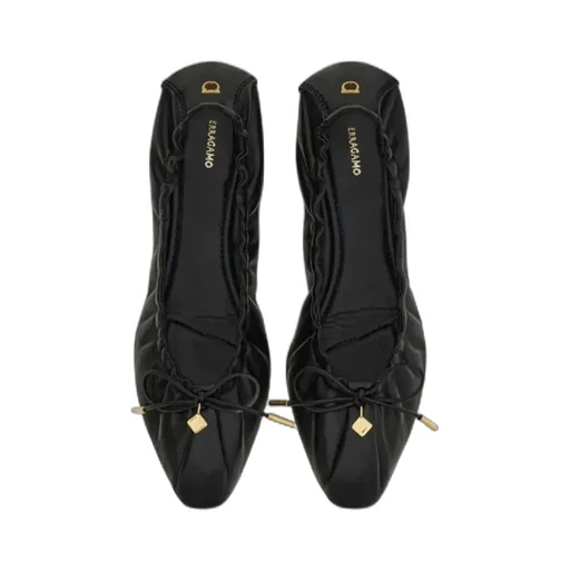Leather Ballerina Shoes