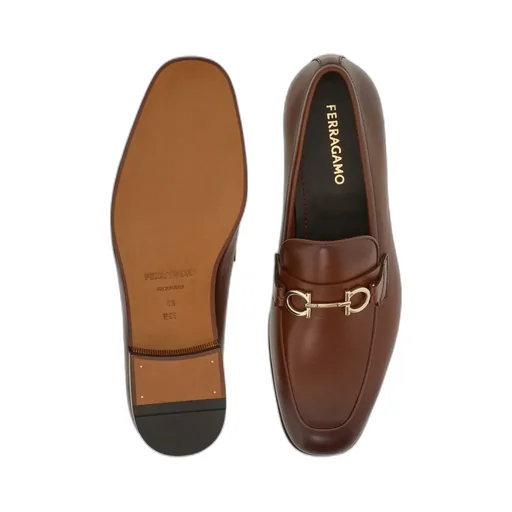Gancini Ornament Moccasin Loafers