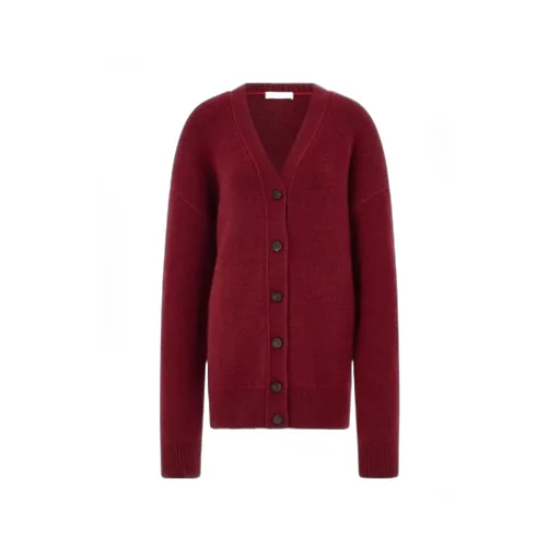 V-Neck Buttoned Knitted Cardigan