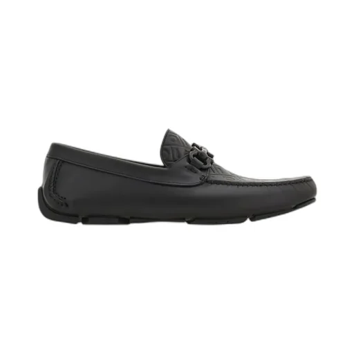 Gancini Leather Driving Shoes