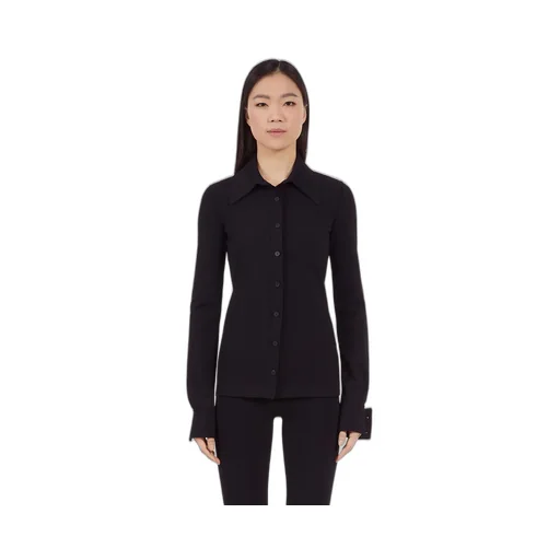 Pointed-Collar Cardigan