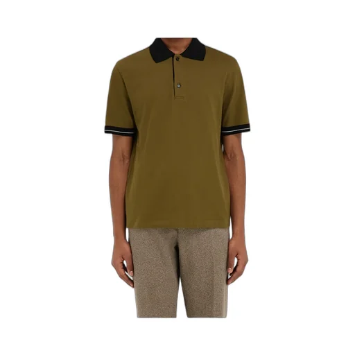 Color Block Detail Polo Shirt
