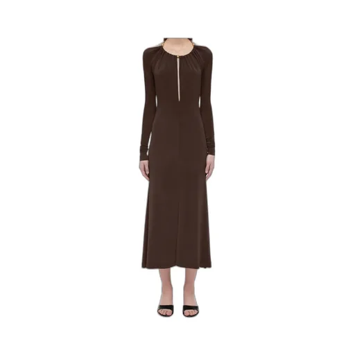 Long Crepe Dress