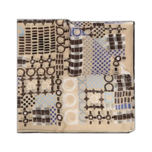 Pattern Silk Scarf