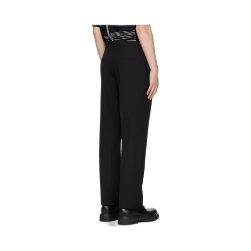 Pleat Detailed Straight Leg Pants
