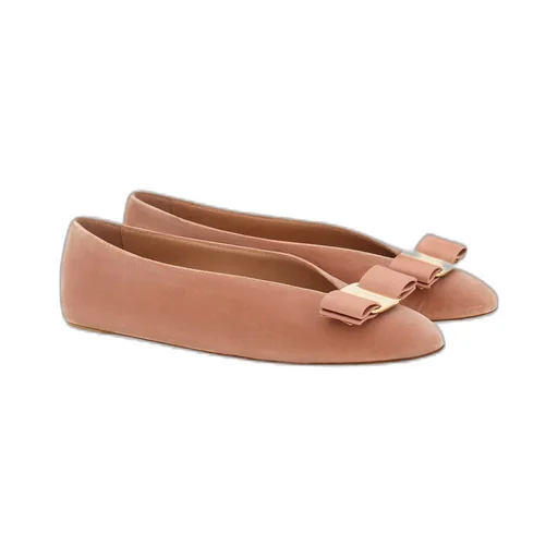 Bow Detailed Slip-On Ballerina Shoes