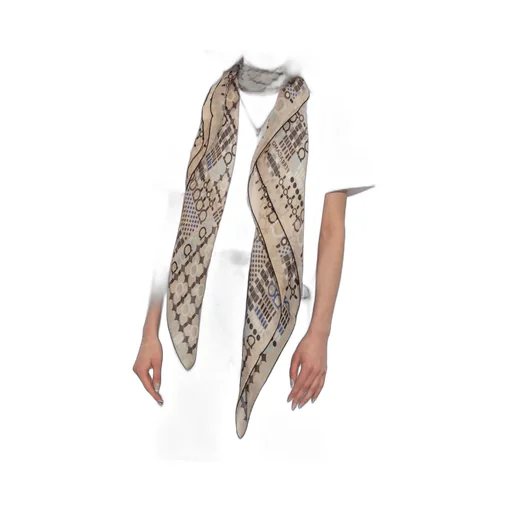 Pattern Silk Scarf