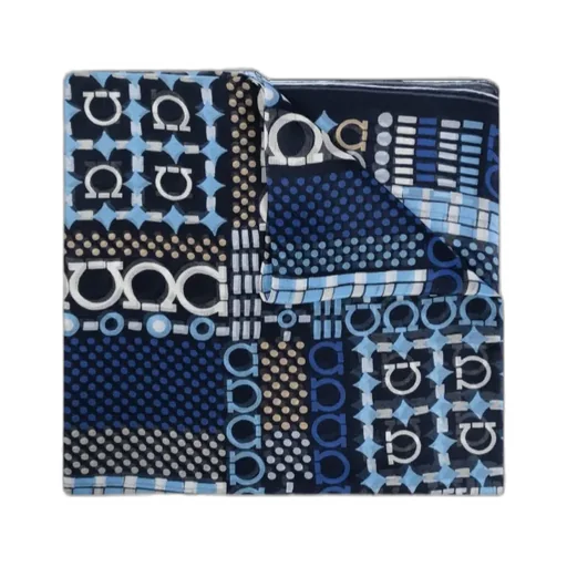 Pattern Silk Scarf