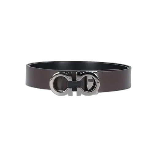 Logo-Engraved Reversible Belt