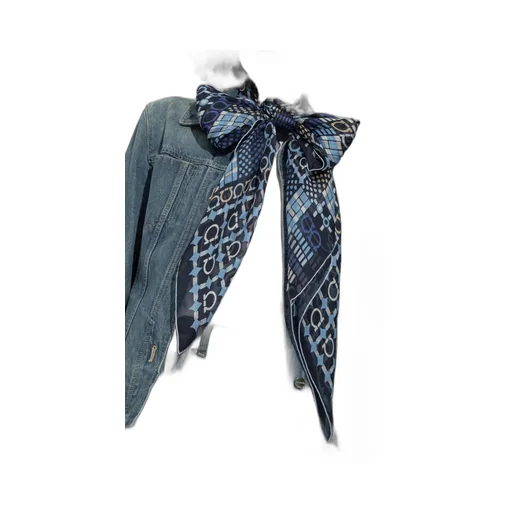 Pattern Silk Scarf