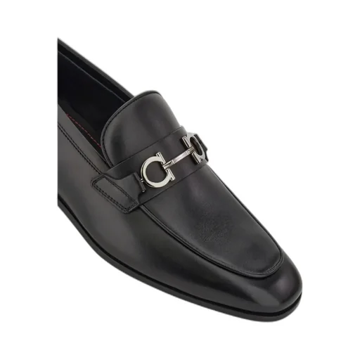 Gancini-Plaque Loafers