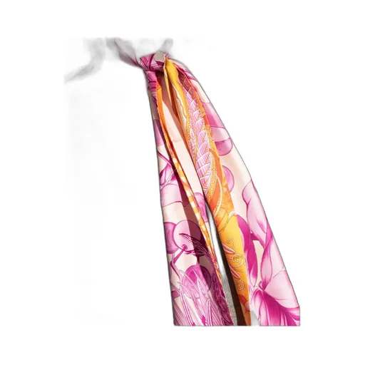 Pattern Silk Scarf