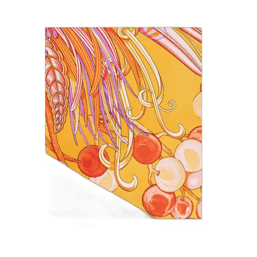 Pattern Silk Scarf