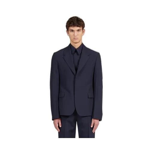 Single-Breasted Wide-Lapel Blazer