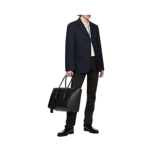 Single-Breasted Wide-Lapel Blazer