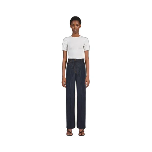 Belt Ring Denim Trousers