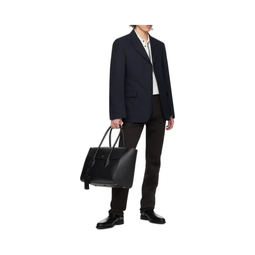 Single-Breasted Wide-Lapel Blazer