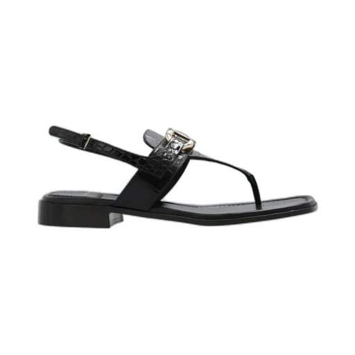 Lula Embossed Gancini Sandals
