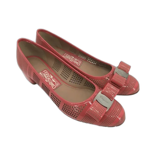 Logo Bow Ballet Flats