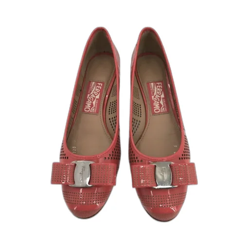 Logo Bow Ballet Flats
