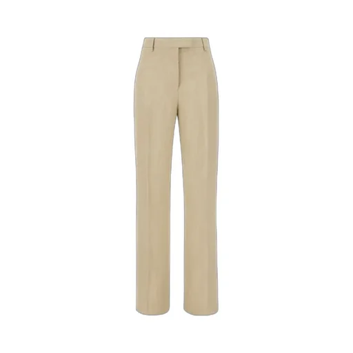Tailored High-Waist Straight-Leg Trousers