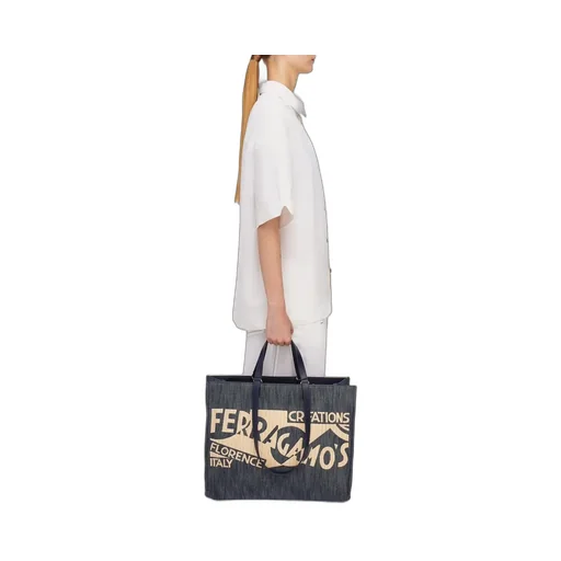 Logo Detailed Large Tote Bag