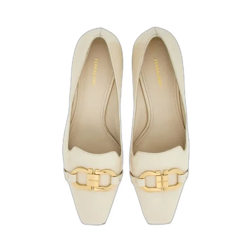Gancini Decorates High-Heeled Love Shoes