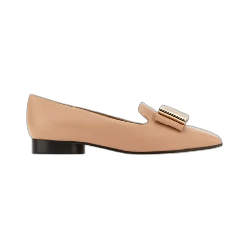 Bow Detailed Slip-On Loafers