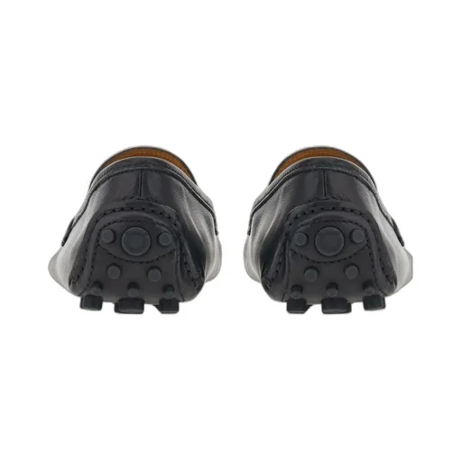 Logo Embossed Slip-On Loafers