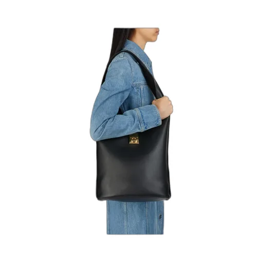 Gancini Buckle Large Shoulder Bag