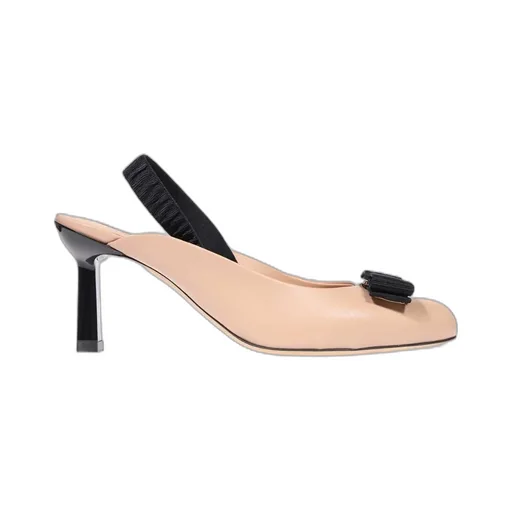 Exposed High-Heeled Sandals